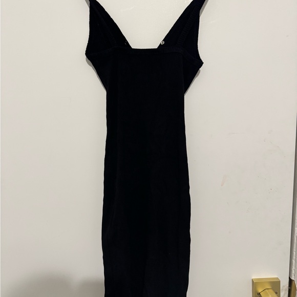 Mind Code Black Ribbed Mini Dress - Picture 5 of 5